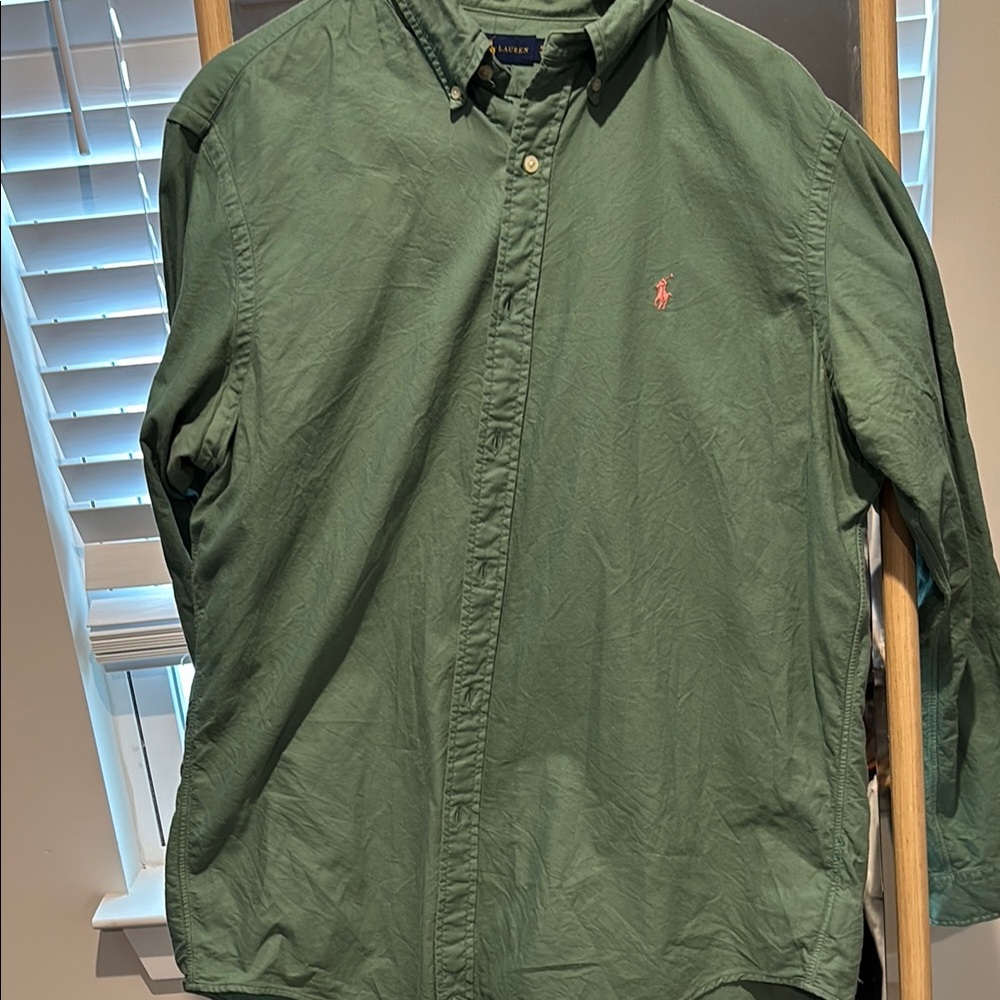 Polo by Ralph Lauren Men's Green Shirt